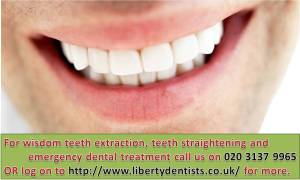 wisdom teeth extraction, teeth straightening and emergency dental treatment